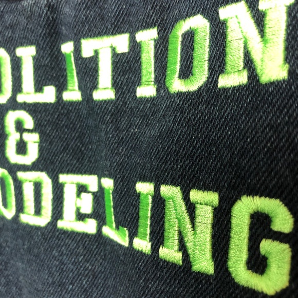 Dark Blue Jean Jacket with Project Manager Embroidery - Picture 9 of 10